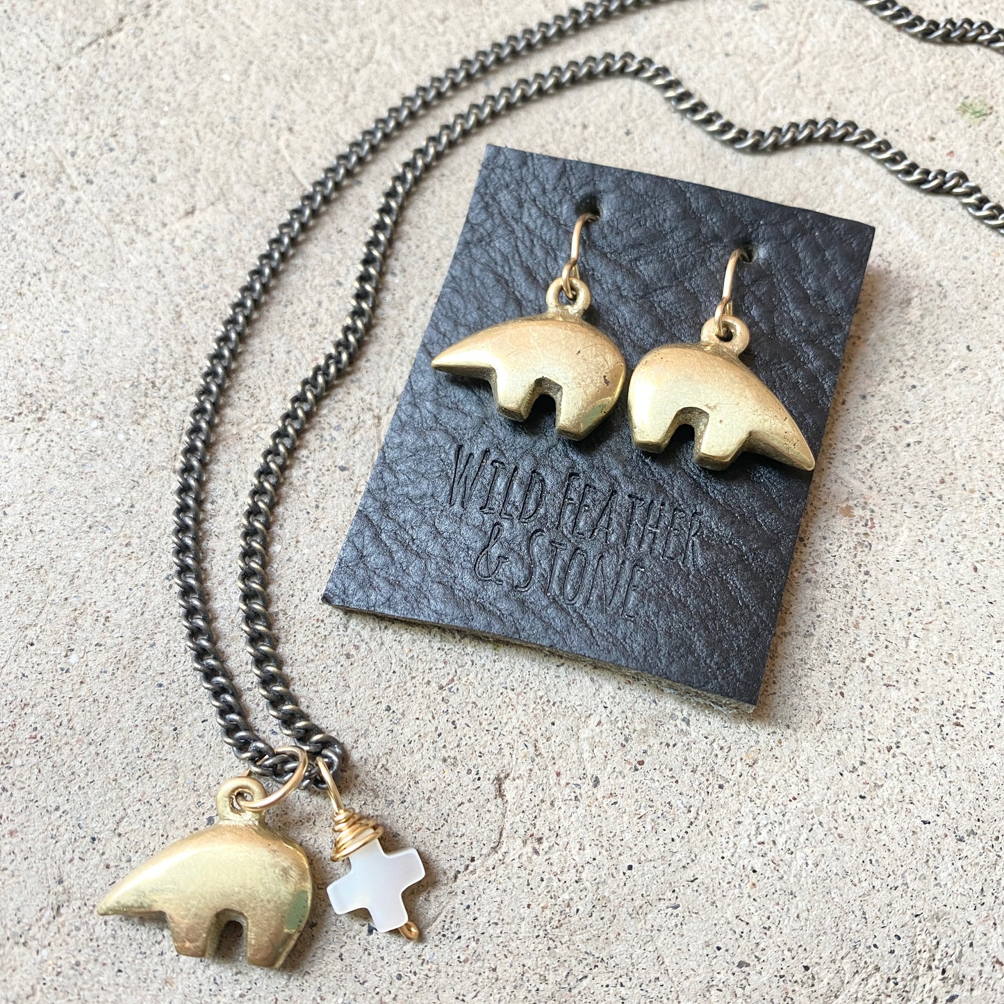Dark Chain- Bear Necklace
