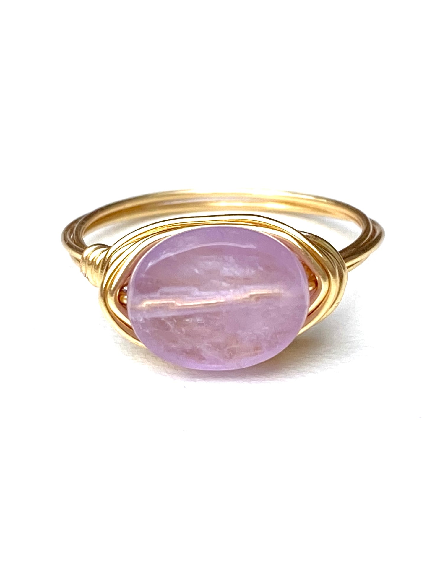 Wire Wrap Ring- Amethyst