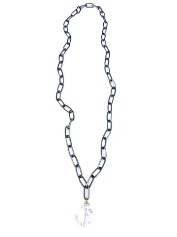 Rocked Necklace- Quartz