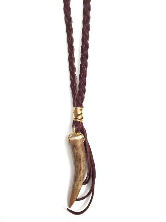 Mystic Antler Tip Necklace