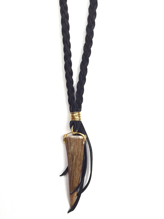 Mystic Antler Tip Necklace