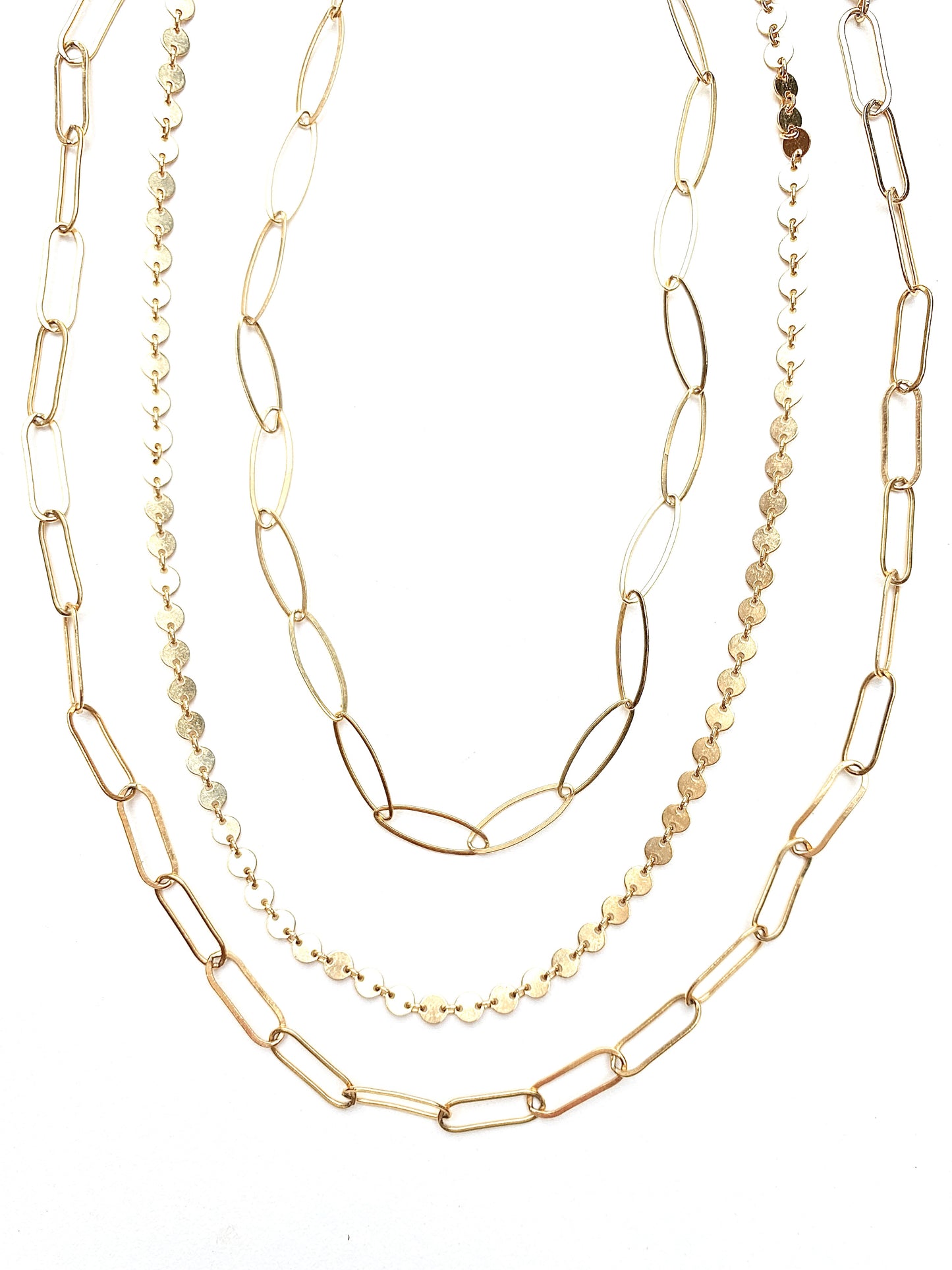 Layering necklaces