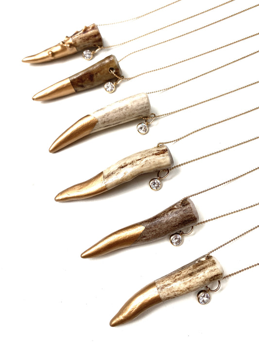 Aspen Antler Necklace