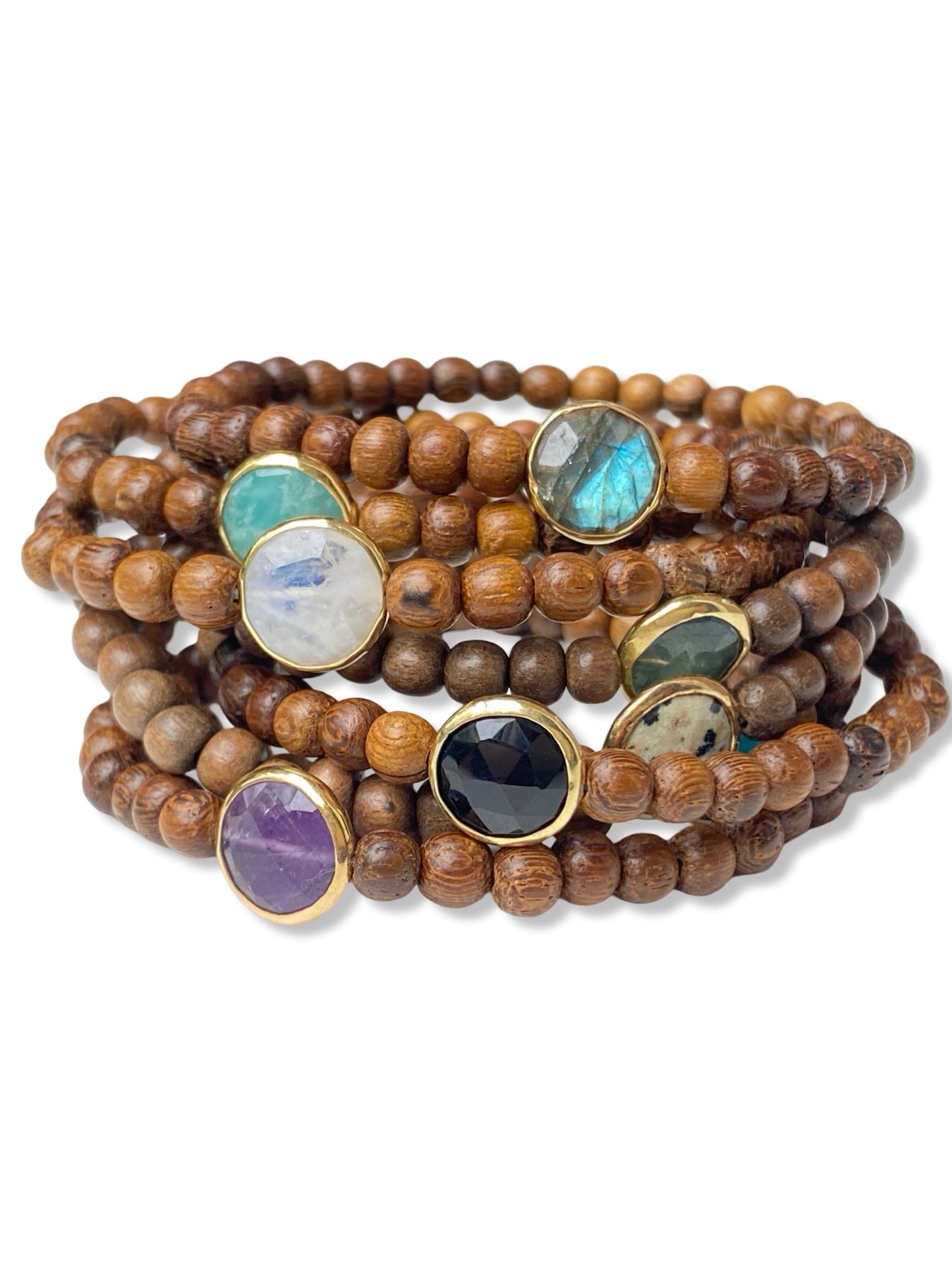 Wood Stretch Bracelet- Robles