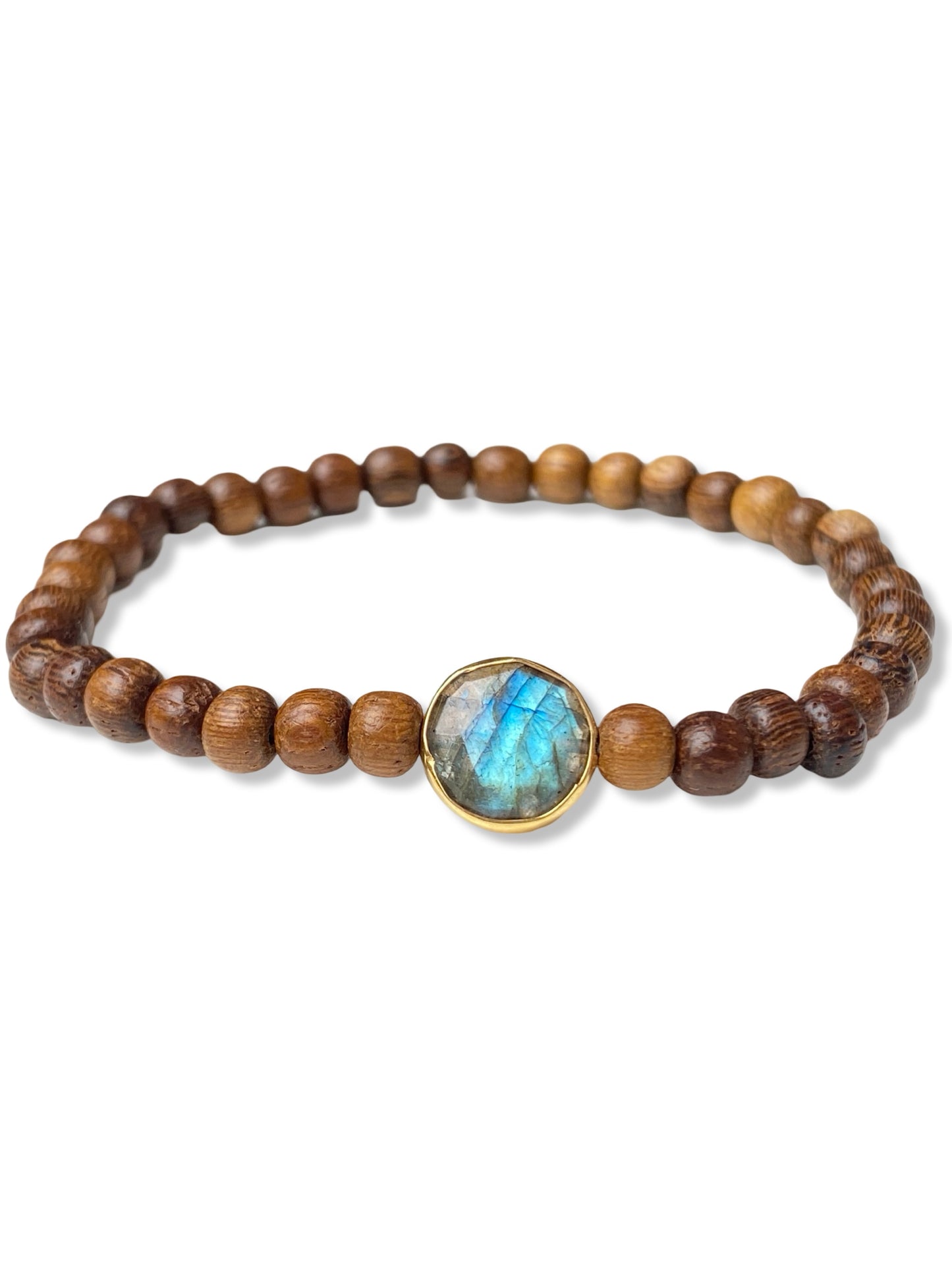 Wood Stretch Bracelet- Robles