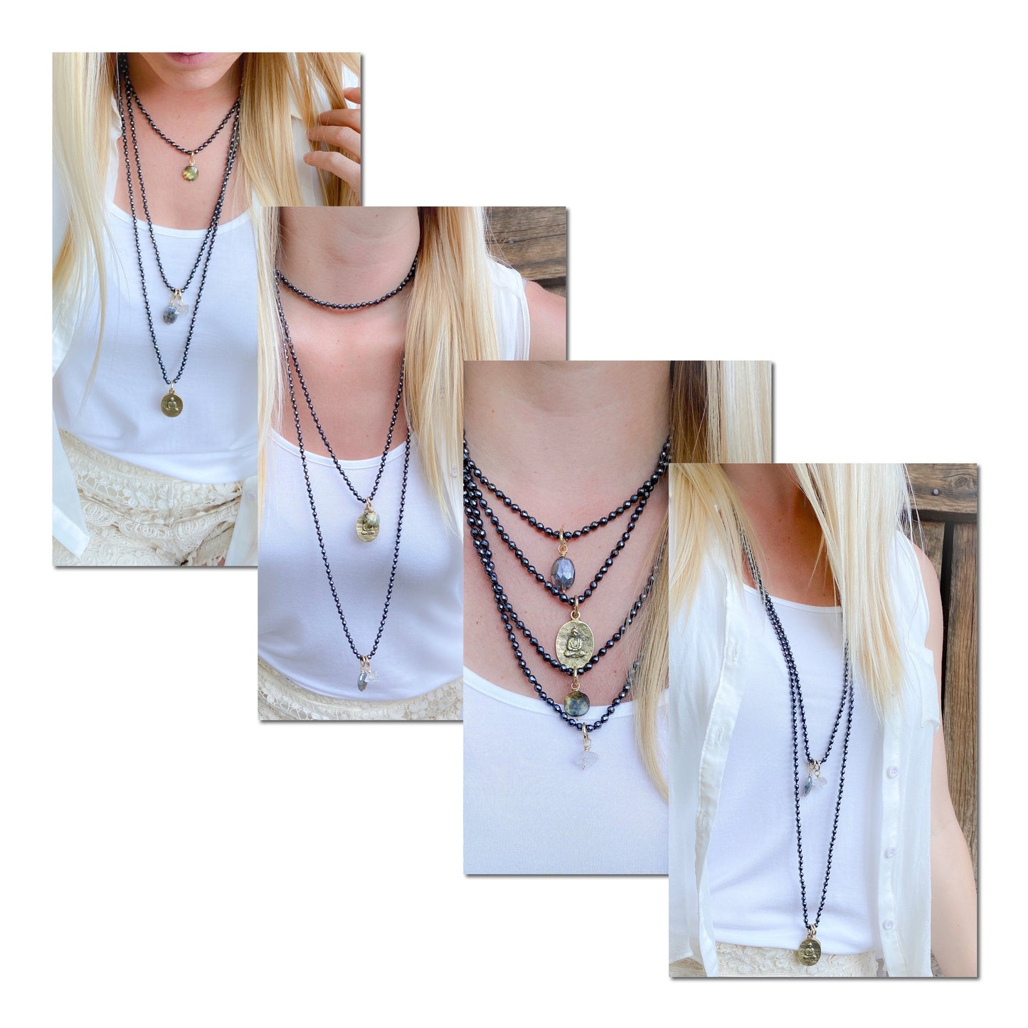 Shakti Necklace- Hematite