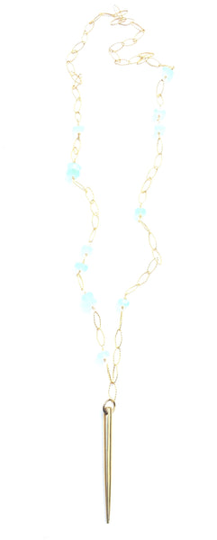 Magia Spike Necklace - Chalcedony