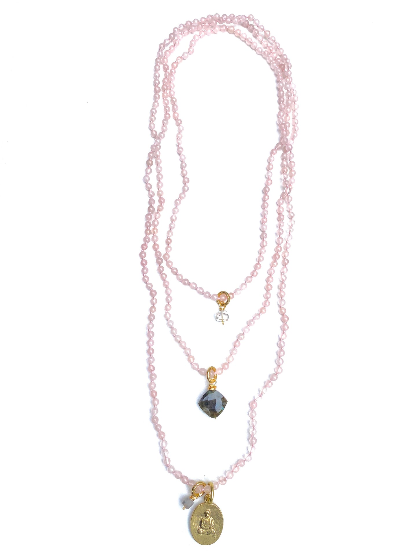 Shakti Necklace- Rose Quartz