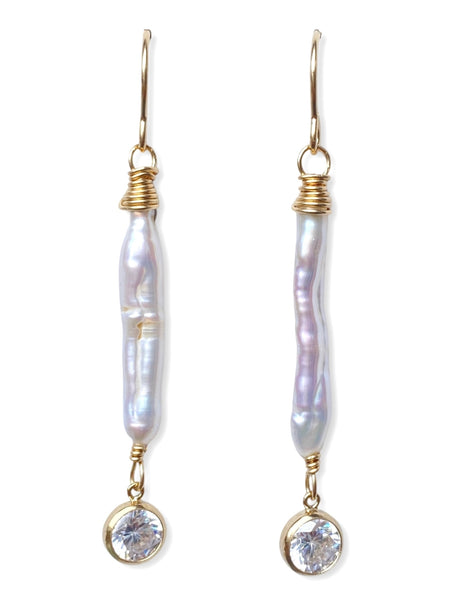 Pearl Earrings- Gold