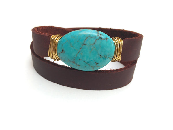 Smooth Turquoise Wrap