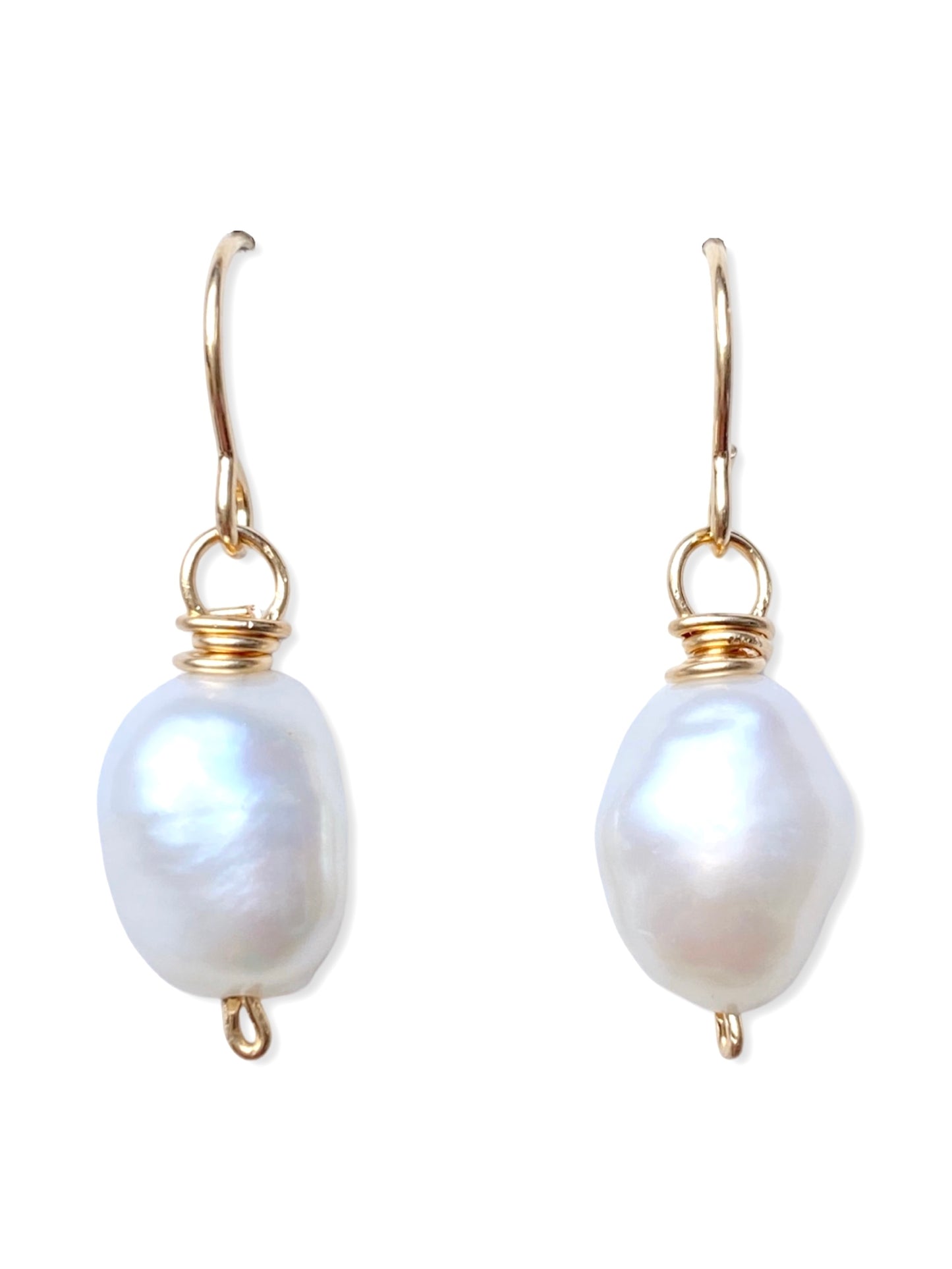 Pearl Earrings- Gold